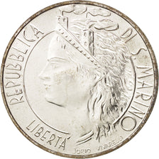 San Marino, 1000 Lire, 1986, Rome, SPL+, Argent, KM:197