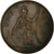 Moneta, Gran Bretagna, George VI, Penny, 1947, MB, Bronzo, KM:845