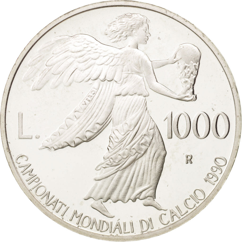 San Marino, 1000 Lire, 1990, Rome, SPL+, Argento, KM:247