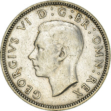 Coin, Great Britain, George VI, Shilling, 1942, EF(40-45), Silver, KM:854