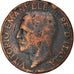 Monnaie, Italie, Vittorio Emanuele III, 10 Centesimi, 1924, Rome, B+, Bronze