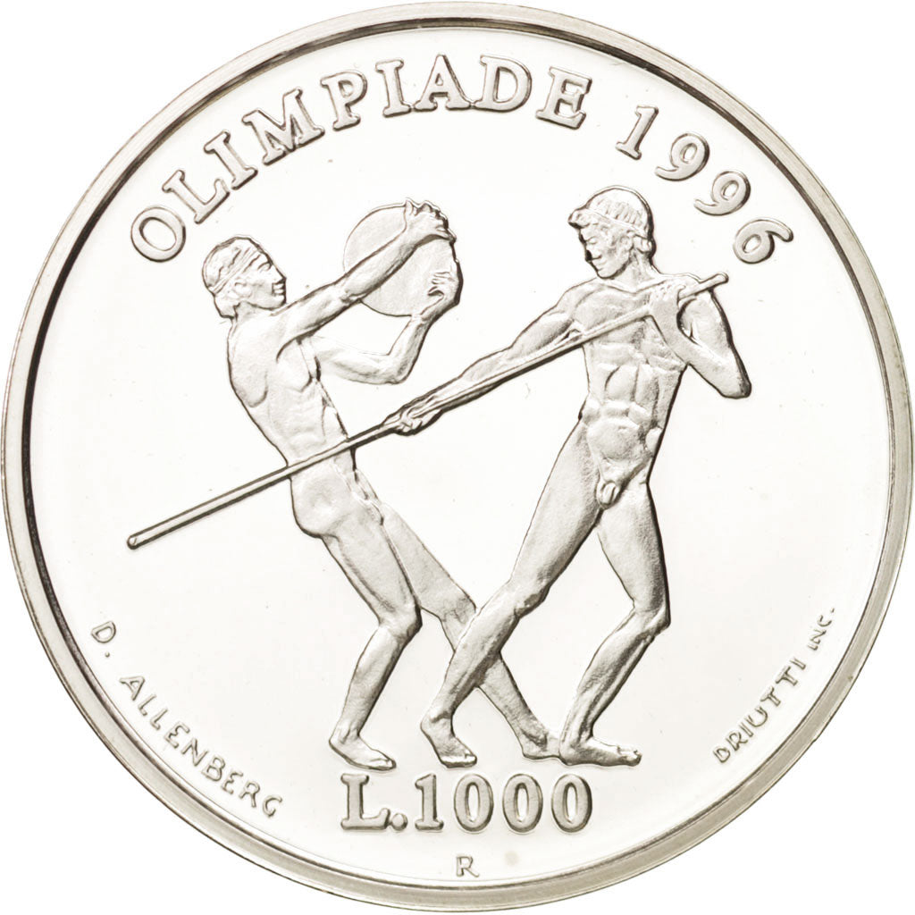 San Marino, 1000 Lire, 1995, Rome, SPL+, Argento, KM:332