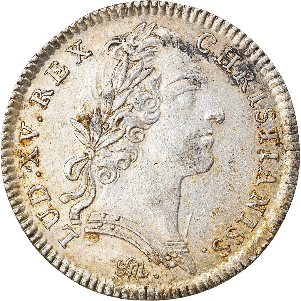 Francja, Token, Louis XV, Trésor Royal, Historia, 1754, AU(50-53), Srebro