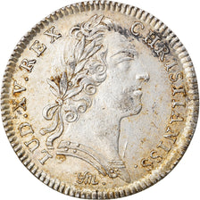 Francja, Token, Louis XV, Trésor Royal, Historia, 1754, AU(50-53), Srebro