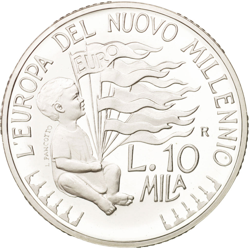 San Marino, 10000 Lire, 1998, Rome, SPL+, Argento, KM:387