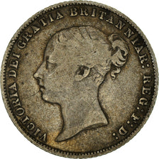 Coin, Great Britain, Victoria, 6 Pence, 1865, VF(20-25), Silver, KM:733.2
