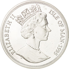 Isle of Man, Elizabeth II, Crown, 1995, Pobjoy Mint, MS(63), Silver, KM:505a