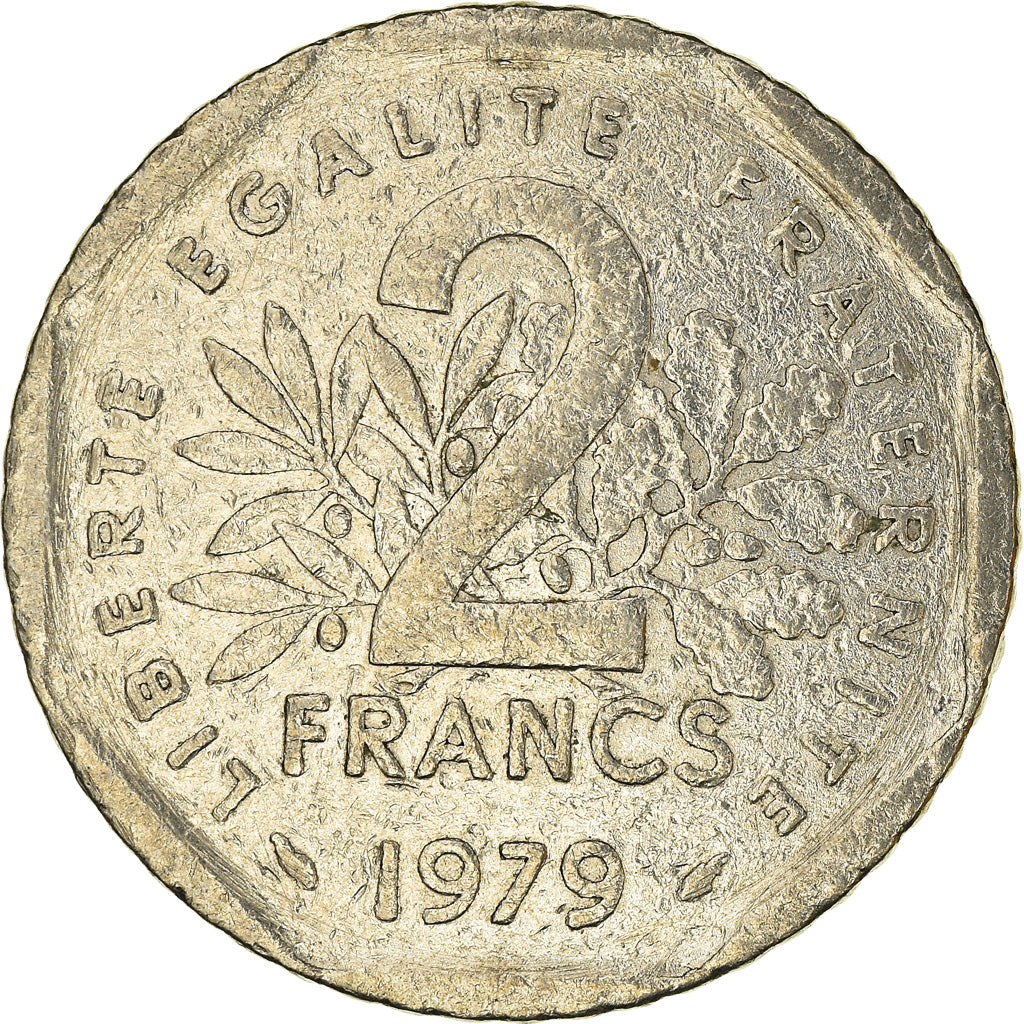 Münze, Frankreich, Semeuse, 2 Francs, 1979, Paris, S, Nickel, KM:942.1