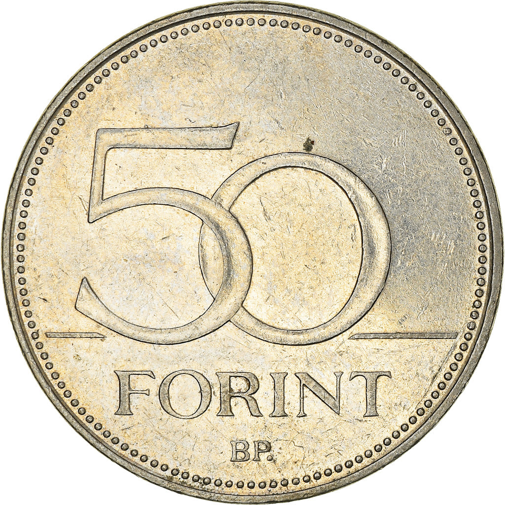 Coin, Hungary, 50 Forint, 2003, Budapest, VF(30-35), Copper-nickel, KM:697