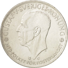 Svezia, Gustaf V, 5 Kronor, 1935, SPL, Argento, KM:806