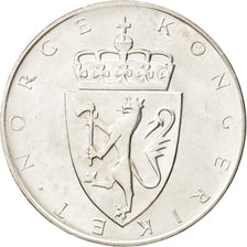 Norvegia, Haakon VII, 10 Kroner, 1964, SPL, Argento, KM:413