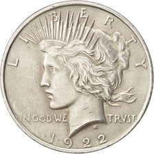 Stati Uniti, Peace Dollar, Dollar, 1922, U.S. Mint, Philadelphia, SPL-, Argen...