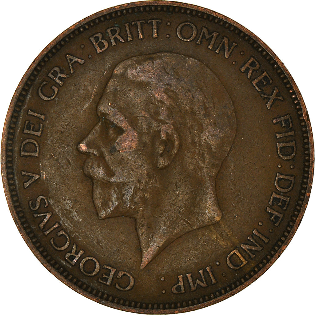 Münze, Großbritannien, George V, Penny, 1935, S+, Bronze, KM:838