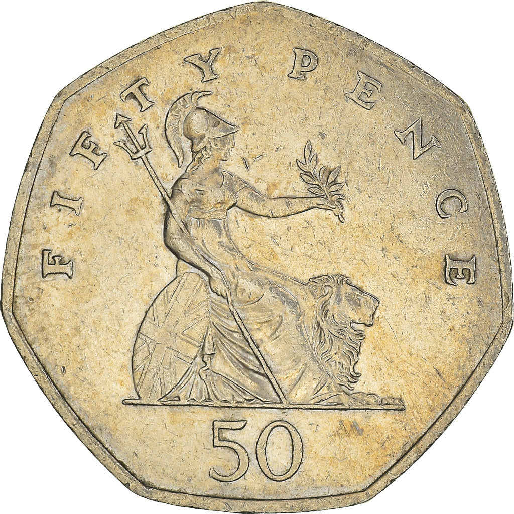 Coin, Great Britain, Elizabeth II, 50 Pence, 2006, EF(40-45), Copper-nickel