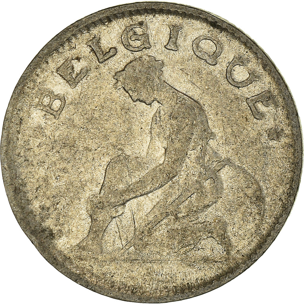 Moneta, Belgia, 50 Centimes, 1923, VF(20-25), Nikiel, KM:87