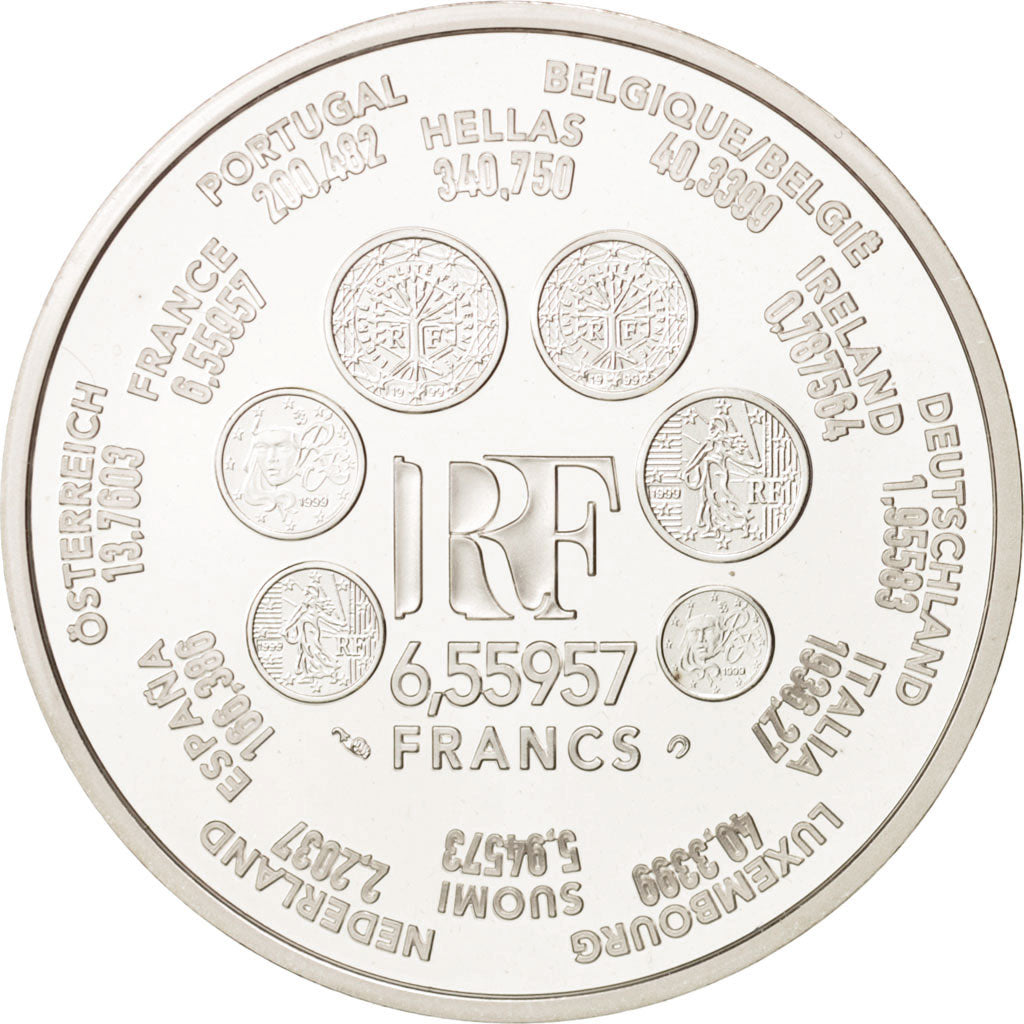 Francia, 6.55957 Francs, 2000, Paris, FDC, Argento, KM:1259