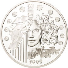 France, 6.55957 Francs, 1999, Europa, MS(65-70), Silver, KM:1255