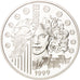 France, 6.55957 Francs, 1999, Europa, MS(65-70), Silver, KM:1255