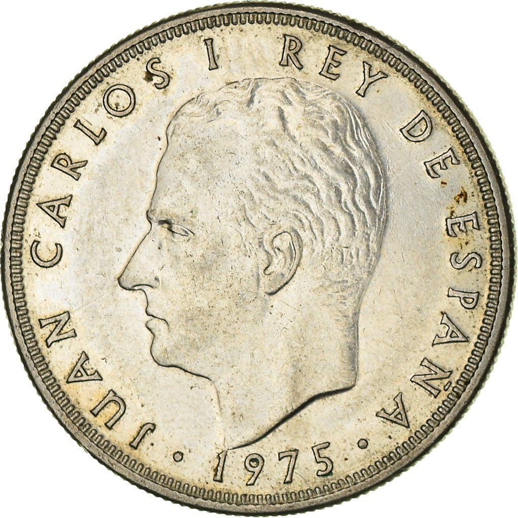 Moneta, Hiszpania, Juan Carlos I, 5 Pesetas, 1978, EF(40-45), Miedź-Nikiel