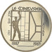 Coin, Switzerland, Le Corbusier, 5 Francs, 1987, BE, MS(63), Copper-nickel
