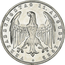 Moneta, NIEMCY, REP. WEIMARSKA, 3 Mark, 1922, Berlin, VF(30-35), Aluminium