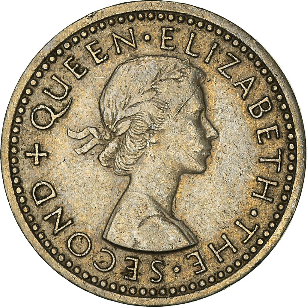 Moneta, Rhodesia e Nyasaland, Elizabeth II, 3 Pence, 1957, British Royal Mint