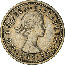 Moneta, Rhodesia e Nyasaland, Elizabeth II, 3 Pence, 1957, British Royal Mint