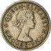 Moneta, Rhodesia e Nyasaland, Elizabeth II, 3 Pence, 1957, British Royal Mint