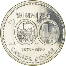 Coin, Canada, Elizabeth II, Dollar, 1974, Royal Canadian Mint, Ottawa