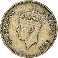 Moeda, ÁFRICA ORIENTAL, George VI, 50 Cents, 1948, EF(40-45), Cobre-níquel