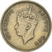 Moeda, ÁFRICA ORIENTAL, George VI, 50 Cents, 1948, EF(40-45), Cobre-níquel