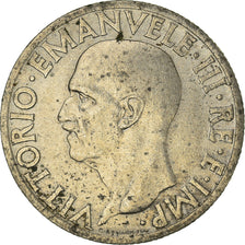 Coin, Italy, Vittorio Emanuele III, Lira, 1936, Rome, EF(40-45), Nickel, KM:77