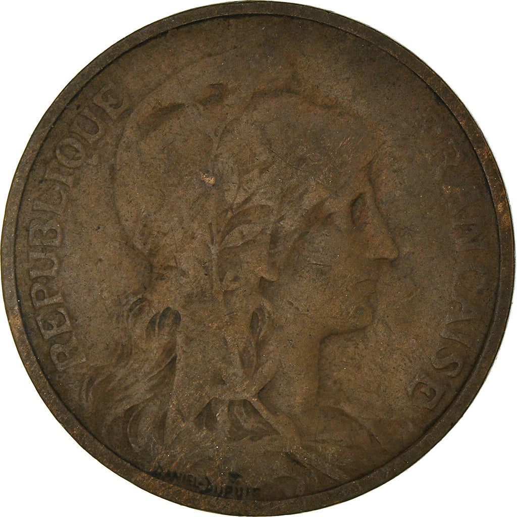 Munten, Frankrijk, Dupuis, 5 Centimes, 1911, Paris, ZG+, Bronzen, KM:842