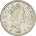 Moneda, Isla de Man, Elizabeth II, 10 Pence, 1992, Pobjoy Mint, MBC, Cobre -