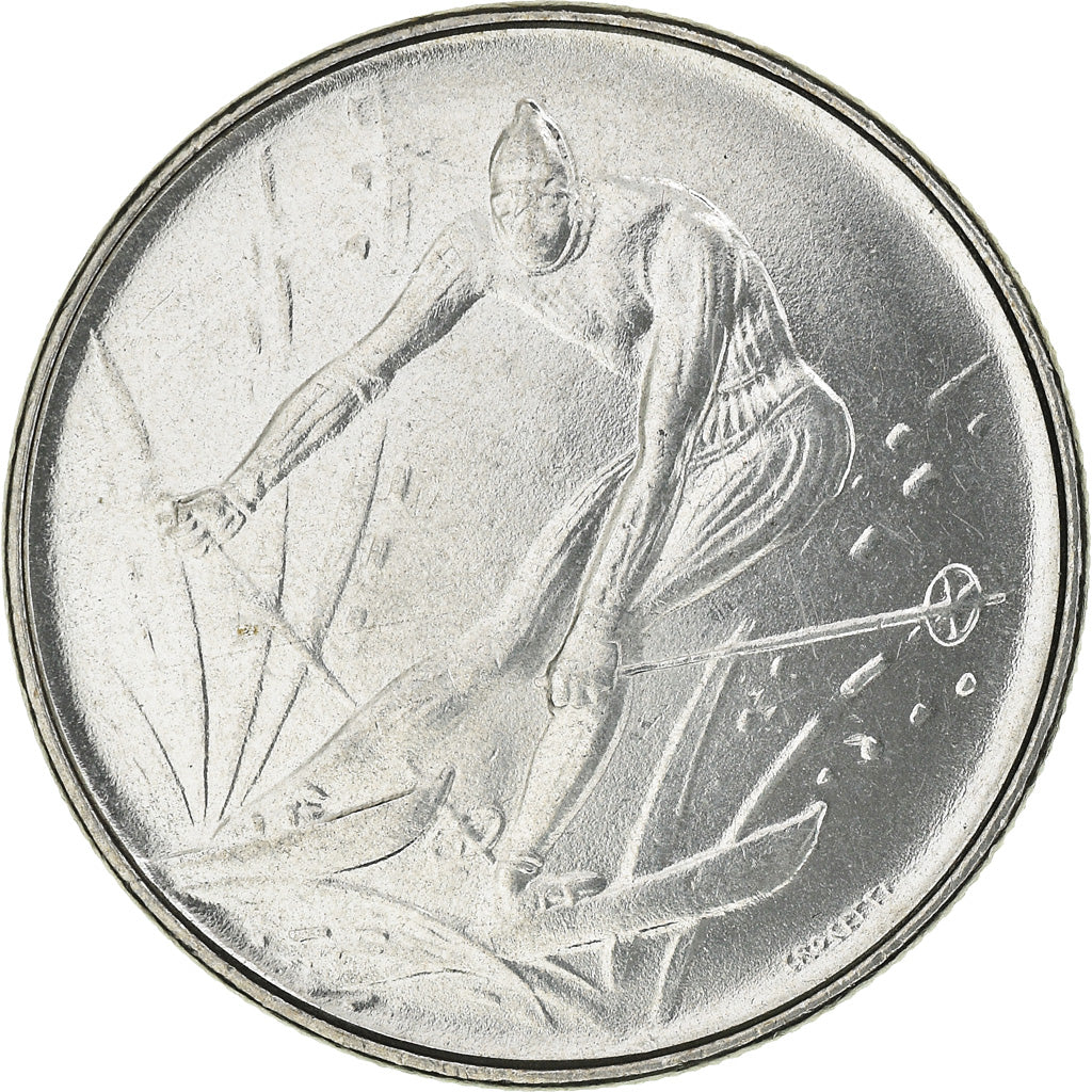 Coin, San Marino, 50 Lire, 1980, Rome, MS(63), Steel, KM:107