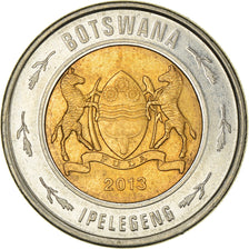 Monnaie, Botswana, 2 Pula, 2013, TTB+, Bimétallique