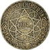 Coin, Morocco, Mohammed V, 5 Francs, AH 1352/1933, Paris, VF(30-35), Silver
