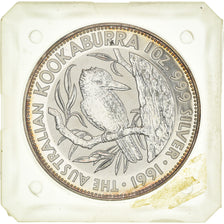 Coin, Australia, Elizabeth II, 5 Dollars, 1991, Australian Kookaburra.BE.