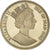 Moeda, Ilha de Man, Elizabeth II, Crown, 1990, Pobjoy Mint, BE, MS(63), Prata