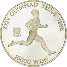Moneda, COREA DEL SUR, 10000 Won, 1986, BE, FDC, Plata, KM:56