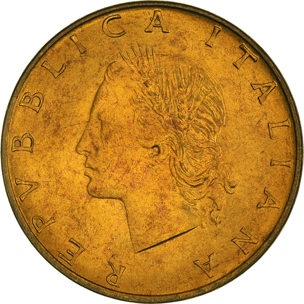 Coin, Italy, 20 Lire, 1991, Rome, MS(64), Aluminum-Bronze, KM:97.2
