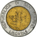 Moneda, San Marino, 500 Lire, 1991, Rome, BC+, Bimetálico, KM:269