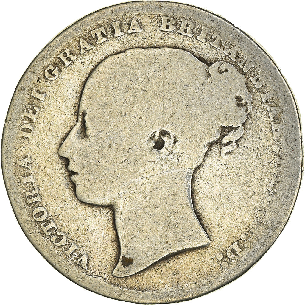 Monnaie, Grande-Bretagne, Victoria, Shilling, 1874, B+, Argent, KM:734.2