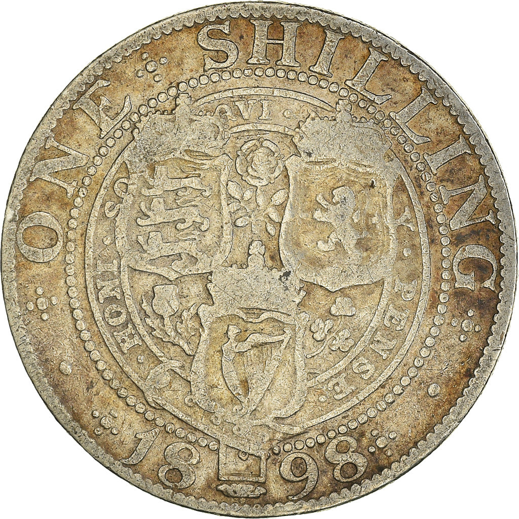 Moneta, Gran Bretagna, Victoria, Shilling, 1898, B+, Argento, KM:780