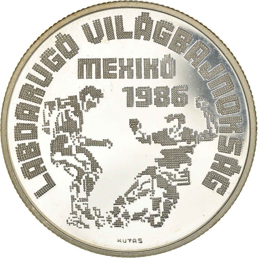 Moneta, Ungheria, 500 Forint, 1986, BE, FDC, Argento, KM:656