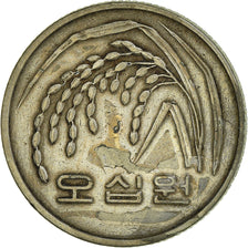 Coin, KOREA-SOUTH, 50 Won, 1983, EF(40-45), Nickel-brass, KM:34
