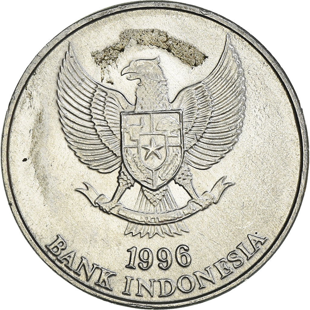 Moneta, Indonesia, 25 Rupiah, 1996, BB, Alluminio, KM:55