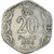 REPUBBLICA DELL’INDIA, 20 Paise, 1986, BB, Alluminio, KM:44