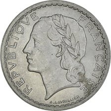 Coin, France, Lavrillier, 5 Francs, 1949, Beaumont - Le Roger, AU(50-53)