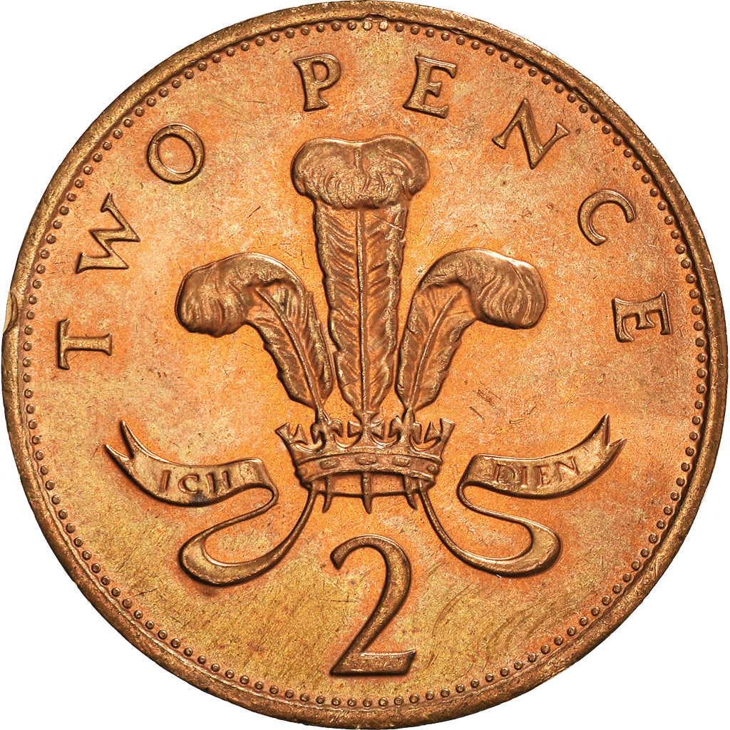 Coin, Great Britain, Elizabeth II, 2 Pence, 1991, AU(50-53), Bronze, KM:936